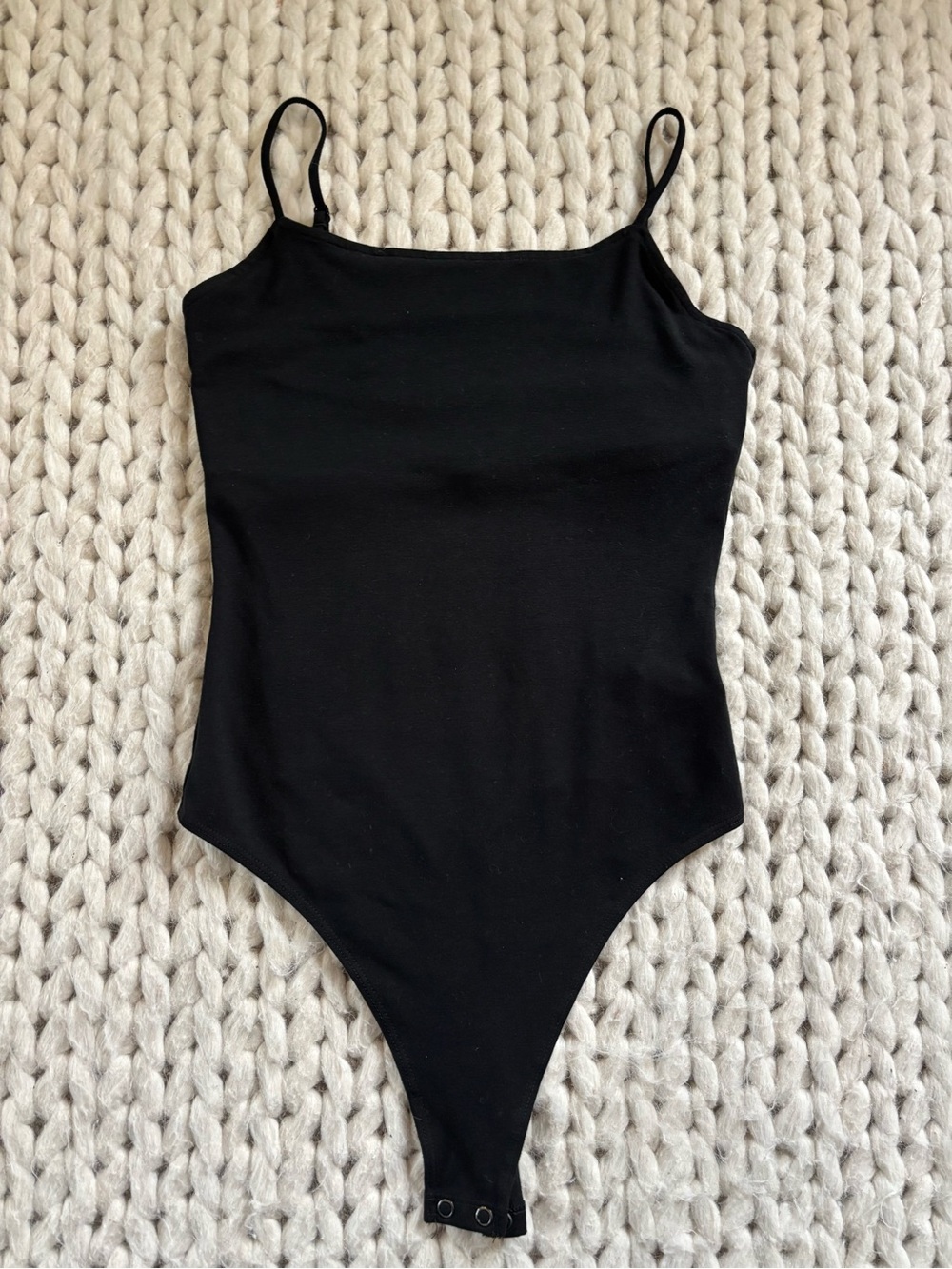 American Eagle Black Spaghetti Strap Bodysuit